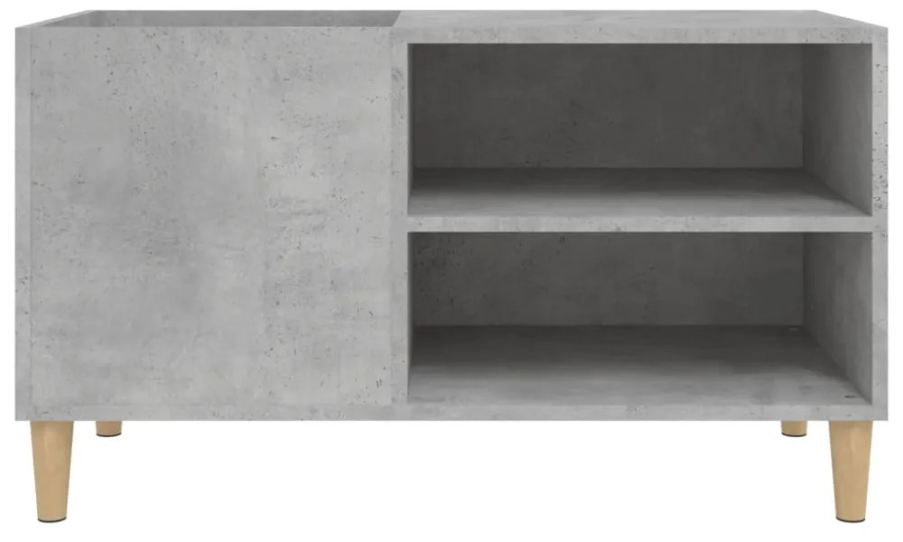 betonszürke szerelt fa hanglemezszekrény 84,5x38x48 cm