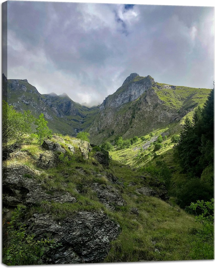 Vászonkép Természet Körös-körüli hegyek 40x50 cm