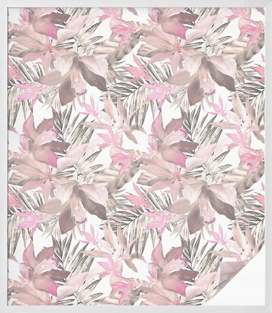 Öntapadós Ablakfólia Adatvédelem Pasztell virágok 100x116