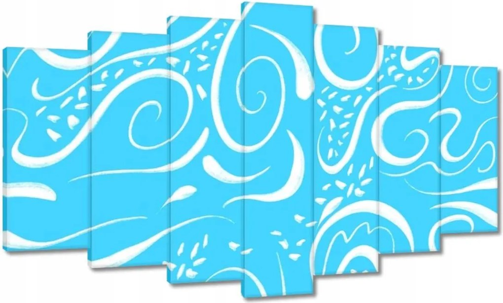 Vászonkép 140x80 Kék foltok