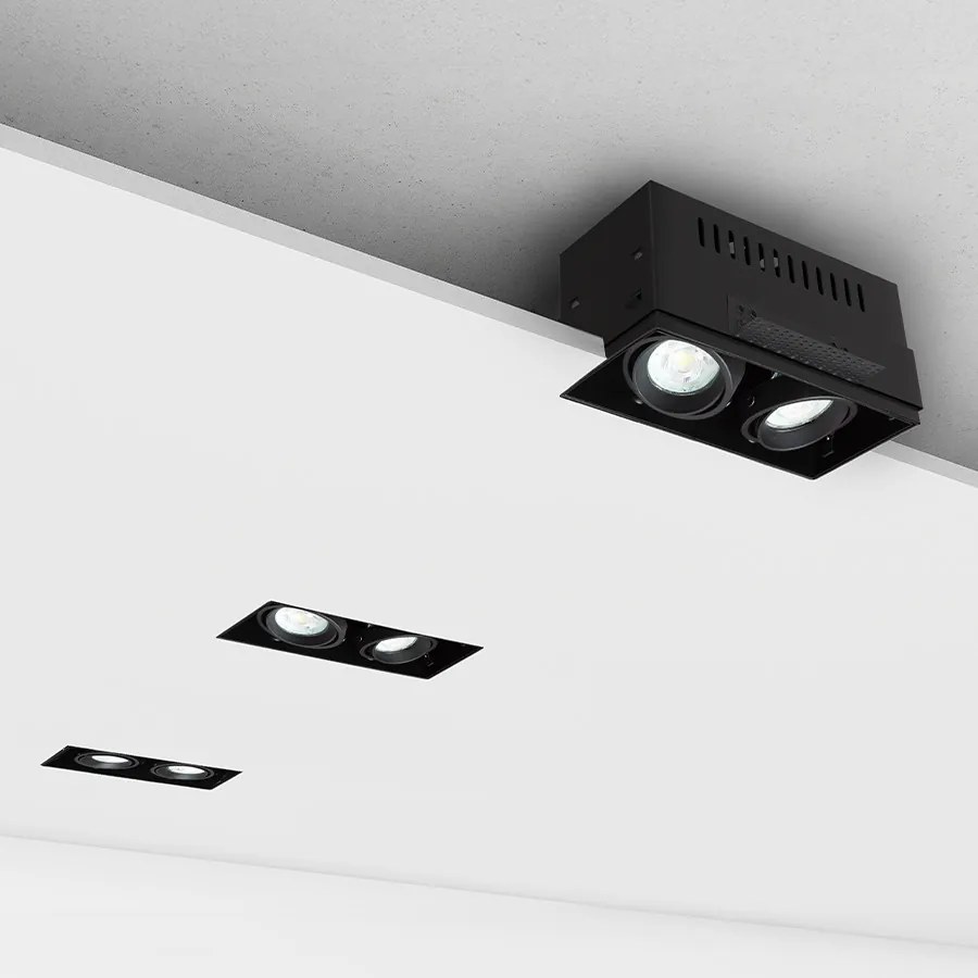 RENDL ELECTRA II GU10 frameless černá 230V LED GU10 8W