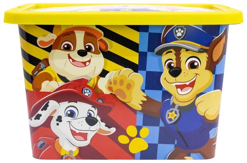 Mancs Őrjárat Rescue Pups műanyag tároló doboz 7 L
