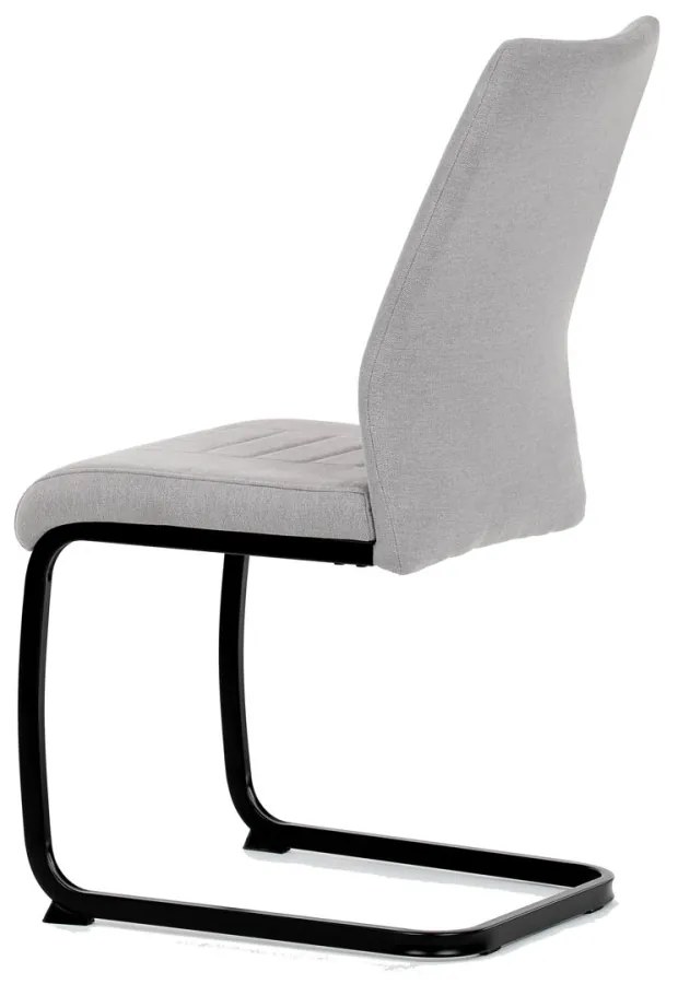 Scaun Sled-Base Dining gri deschis. DCL-438