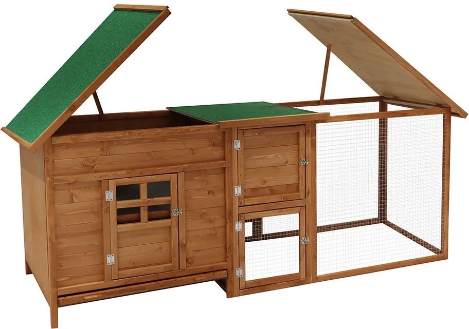Avenberg IRIS Tyúkól 215 x 65 x 80 cm barna