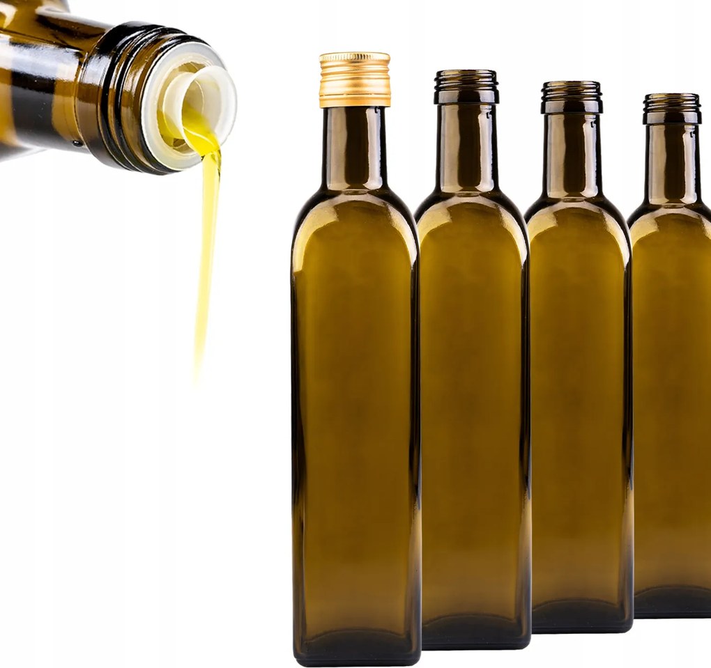 5db Marasca 500 ML-es palack Olívaolaj Adagolóval Olaj alkohol bor likőr