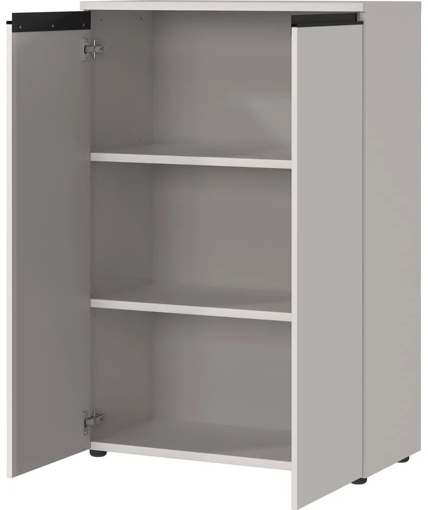 Krémszínű szekrény 81x120 cm Bedano – Germania