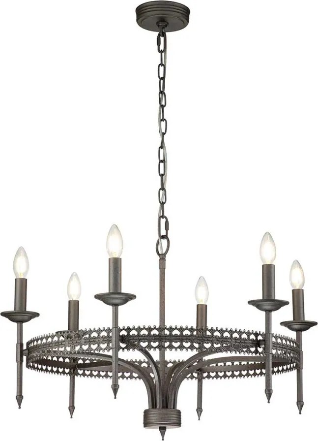 Elstead Lighting CROWN CROWN6 Csillár 6x60W/E14