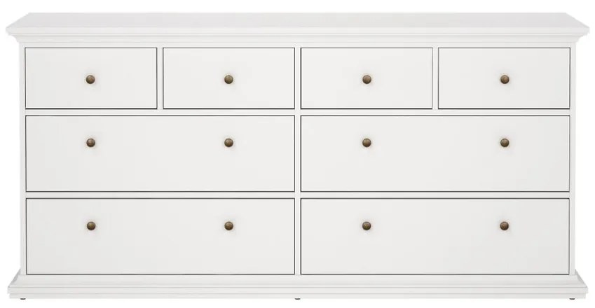 Provence V komód, fehér