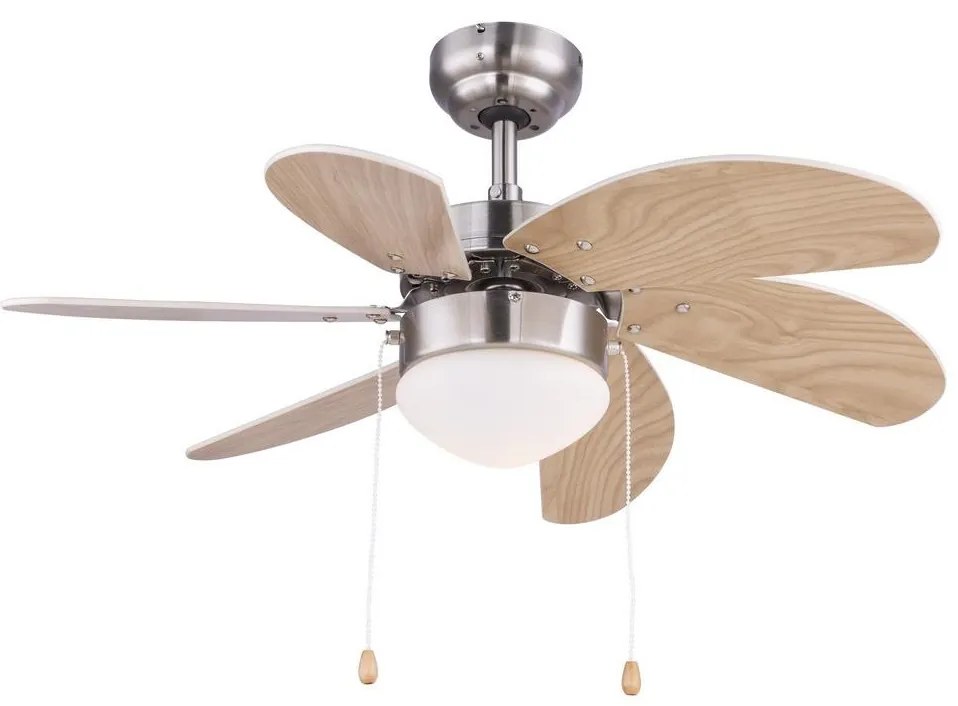 Globo 03809 - Mennyezeti ventilátor RIVALDO 1xE14/60W/230V