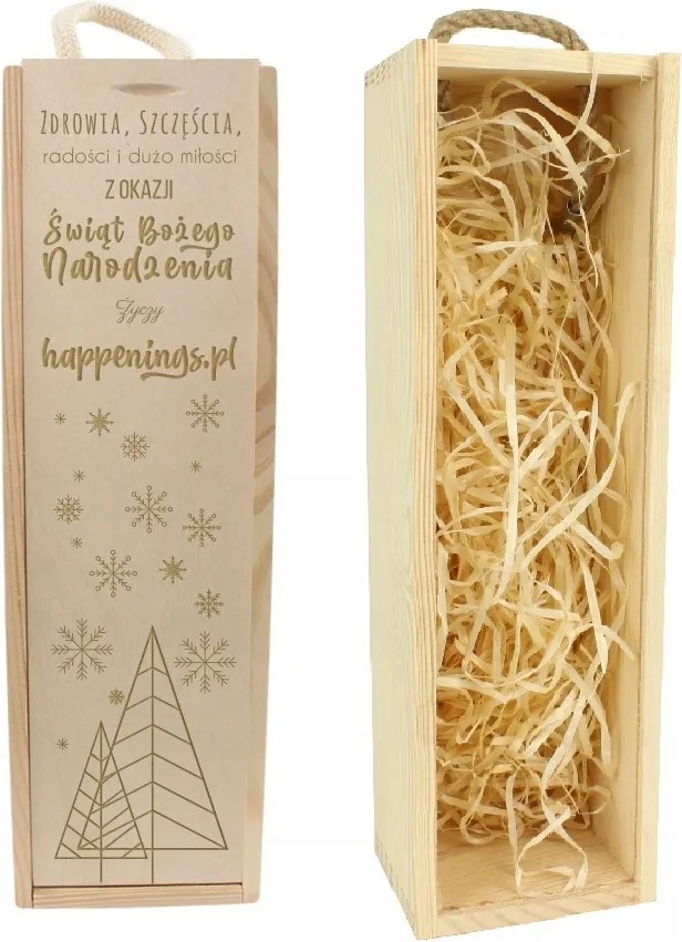 Borosdoboz Karácsonyi Gravírozással Különböző minták