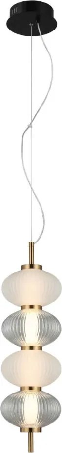 Italux Testa PND-84938-4V-BK Függőlámpa 4x16W/LED 3000K 1000lm IP20