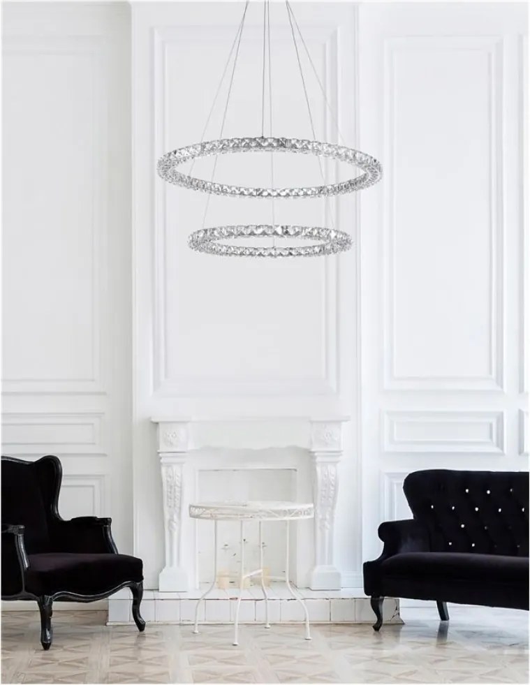 Függeszték Króm QUENTIN NOVA LUCE 9172518