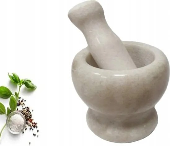 Konyhai Mozsár Kő Gránit Fűszernövények Dörzsölésére