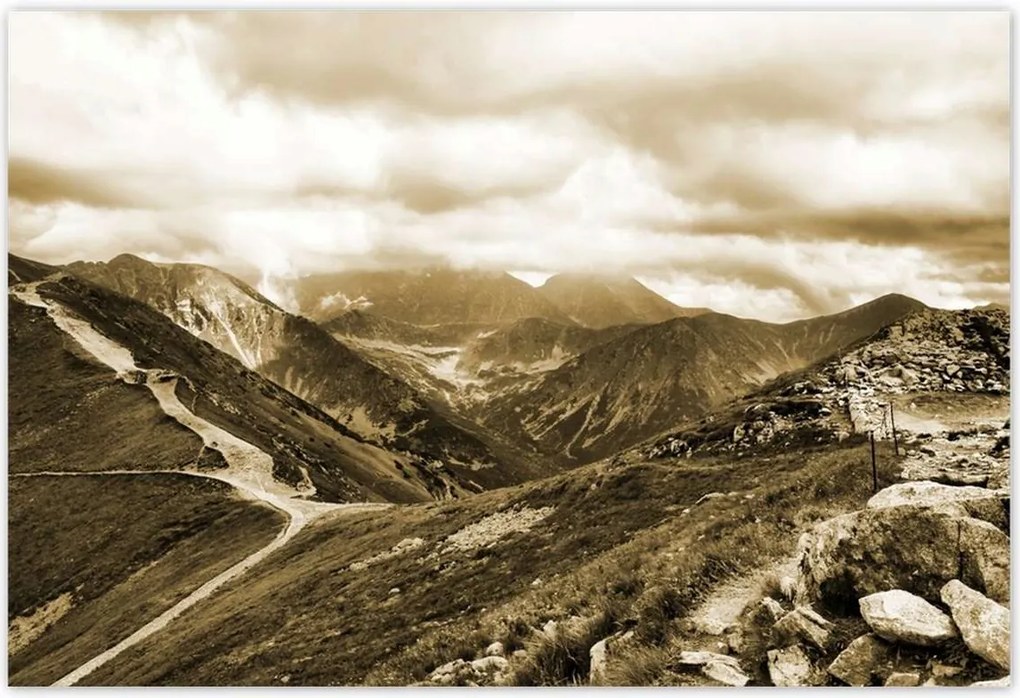 Poszterek 185x125 Tátra Lengyel hegyek Kilátás