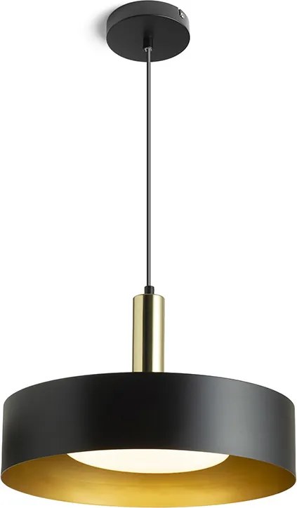 RENDL GIULIA 40 závěsná černá/zlatohnědá mosaz 230V LED E27 30W