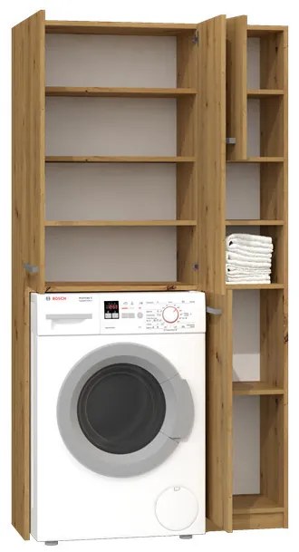 Marpol DD fürdőszobai szett, tölgy