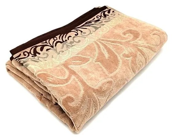 Barna pamut fürdőlepedő 70x140 cm Skyline – JAHU collections