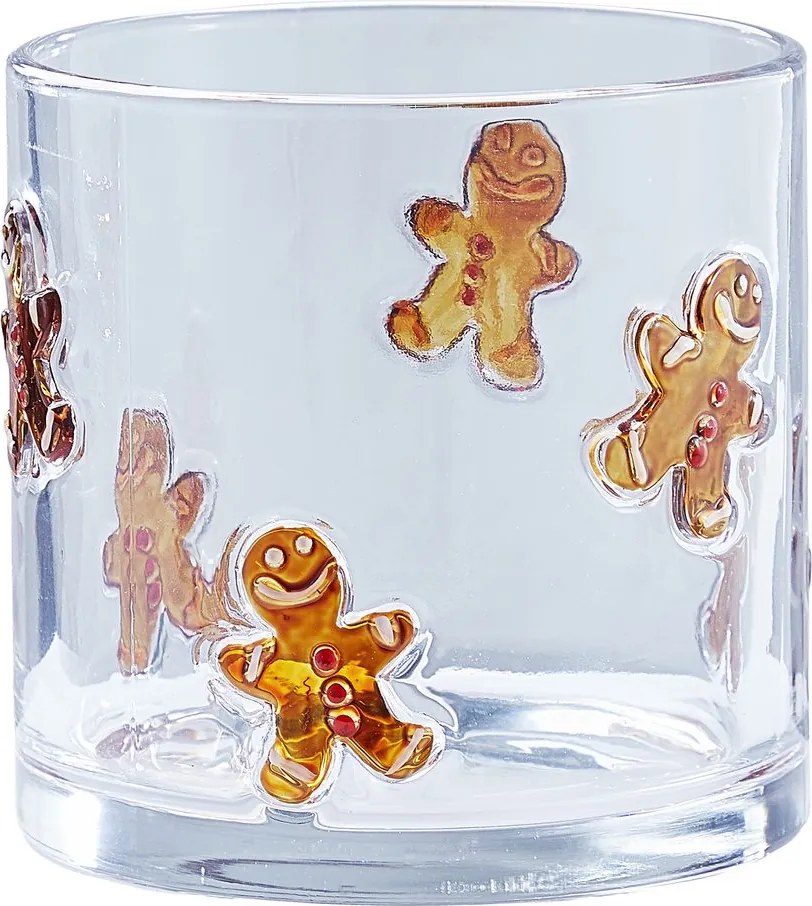 X-MAS szélfogó 10 cm , mézeskalács figura