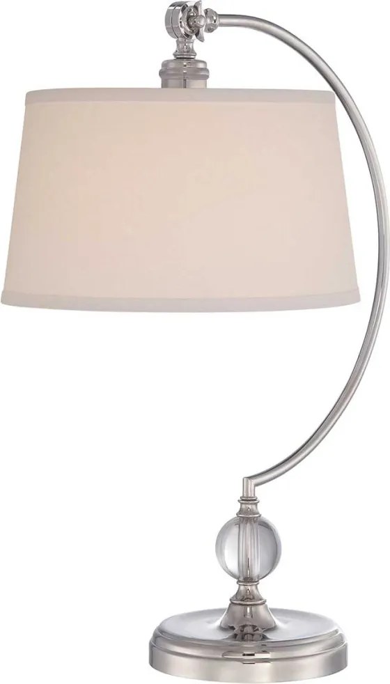 Quoizel JENKINS QZ-JENKINS-TL-PN Asztali lámpa 1x60W/E27