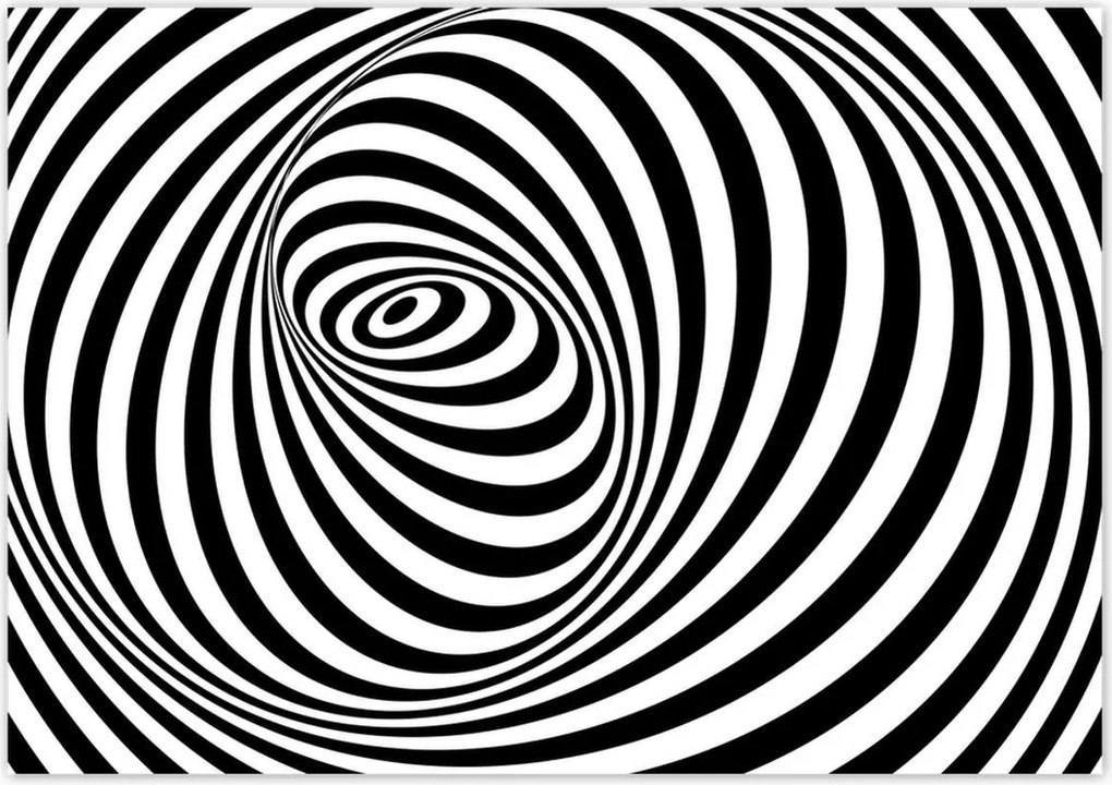 Poszterek 100x70 Absztrakt fekete-fehér