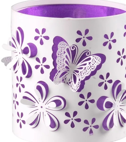 ONLI - Gyereklámpa TITILLA 1xE14/6W/230V 22 cm lila/fehér