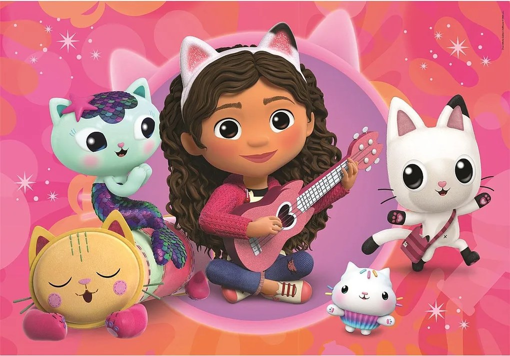 Gabi babaháza Cat-world 2x20 db-os puzzle Clementoni
