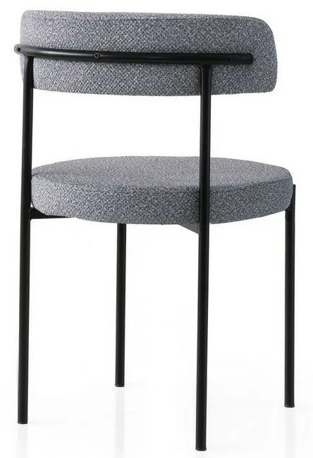 Gini Dark Grey and Black étkezőszékek, 2 db