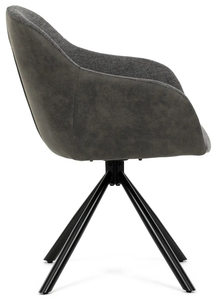Étkezőszék-készlet visszahúzható mechanizmussalDCH-Y1143 GREY2, 2 db