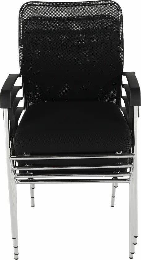 Szék tárgyalóterembe, fekete, UMUT