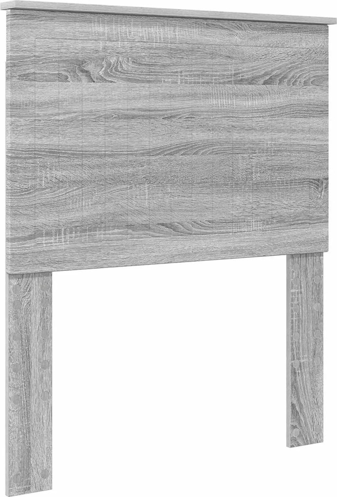 vidaXL Fejtámla fejtámlával Szürke Sonoma 80 cm Faanyag