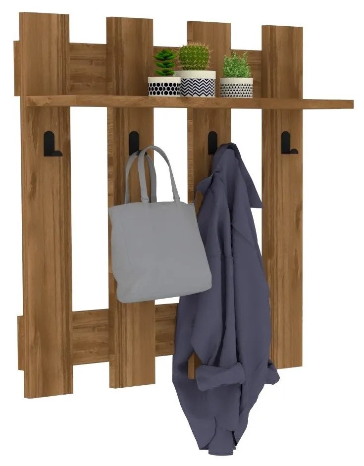 Fali fogas Carina - Walnut