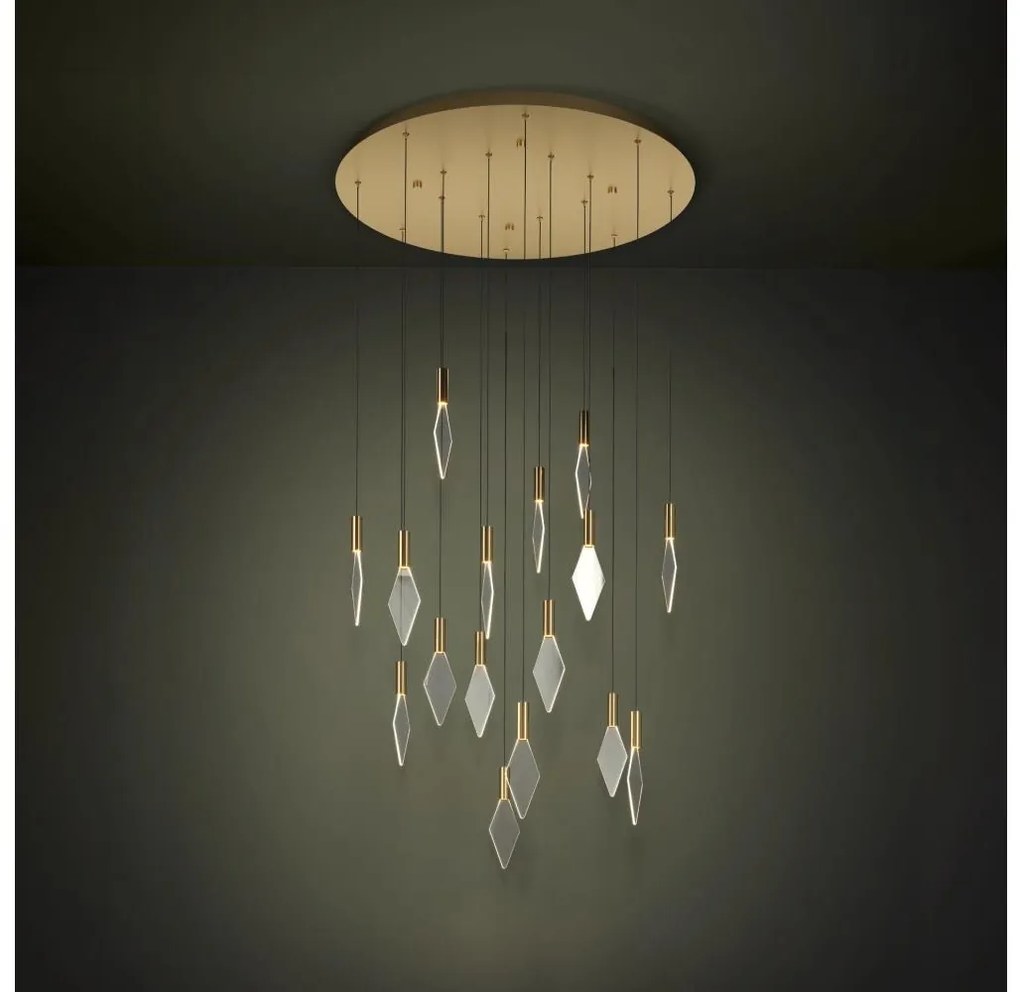 Eglo 390361 - LED Dimmelhető csillár zsinóron MIRADOR 16xLED/3,3W/230V átm. 78 cm