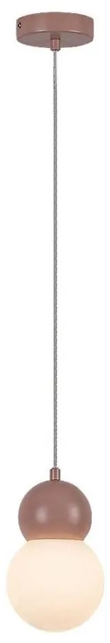 Rabalux 72280 - Csillár zsinóron GELLIA 1xG9/38W/230V rózsaszín