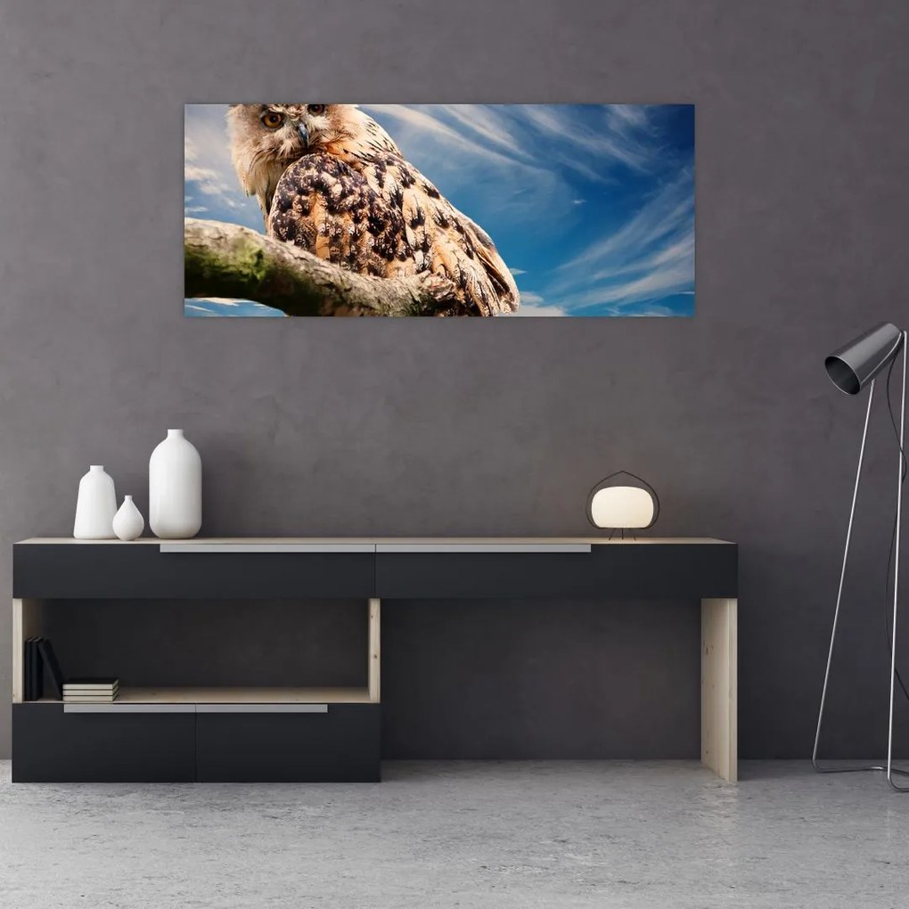 Kép - Bagoly (120x50 cm)