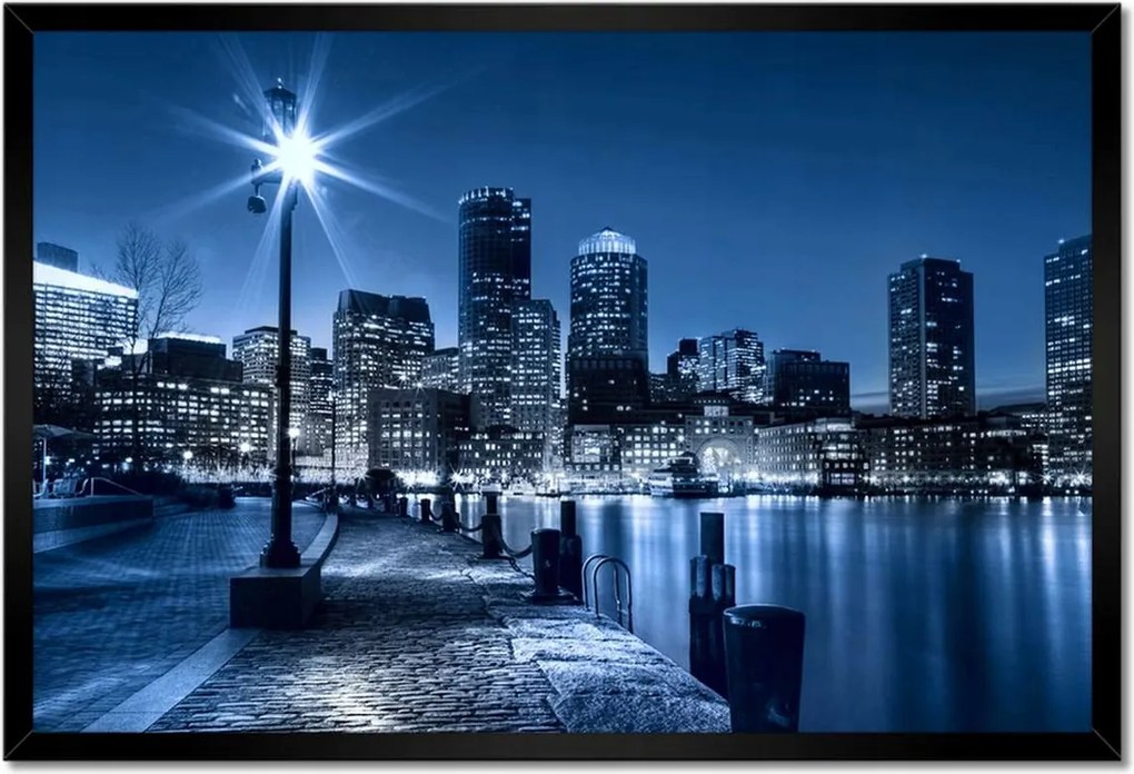 Poszterek keretben 60x40 Éjszakai városkép