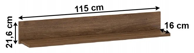 Polc Diram D (bolzano tölgy). 1034099