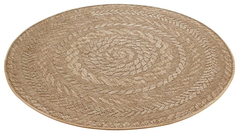 Almendro bézs kültéri szőnyeg, Ø 160 cm - NORTHRUGS