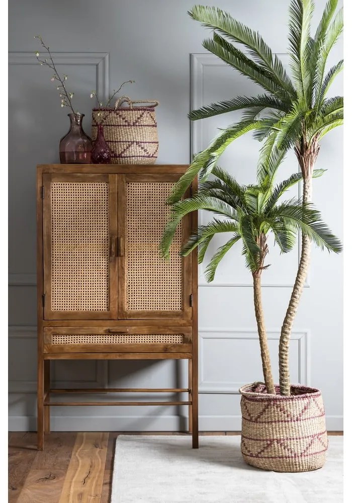 Barna mangófa komód 90x160 cm Nipas – Light &amp; Living