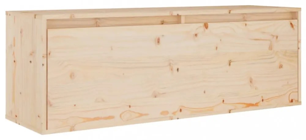 tömör fenyőfa faliszekrény 100 x 30 x 35 cm