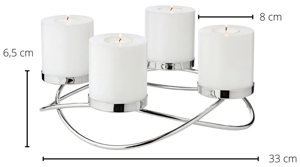 Adventi koszorú Alva Ø 31 cm - EDZARD