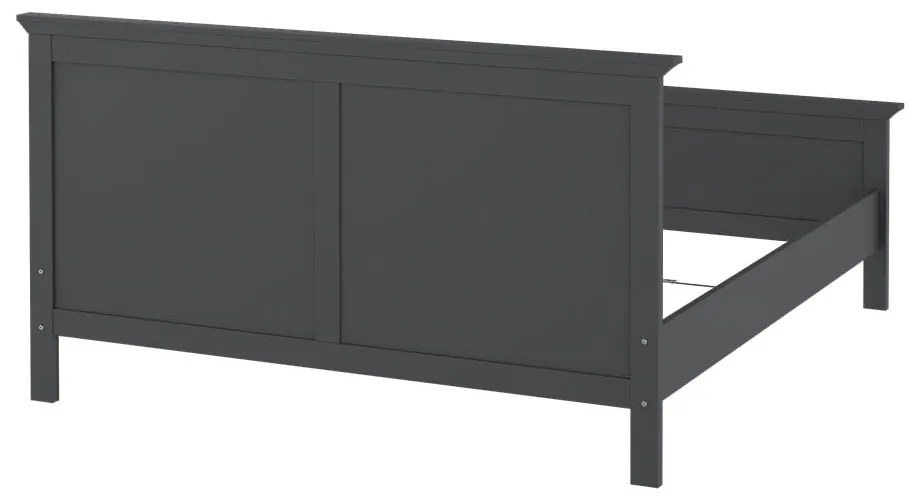 Szürke franciaágy 160x200 cm Paris – Tvilum