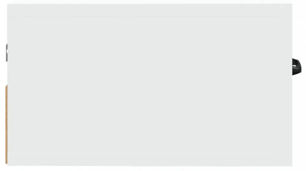 fehér falra szerelhető éjjeliszekrény 35x35x20 cm