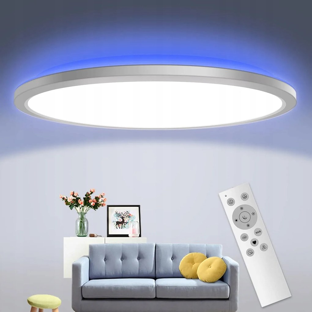 Plafon Led Mennyezeti Panel Falra szerelhető Lámpa 24W Nem Pislog Kerek Fehér