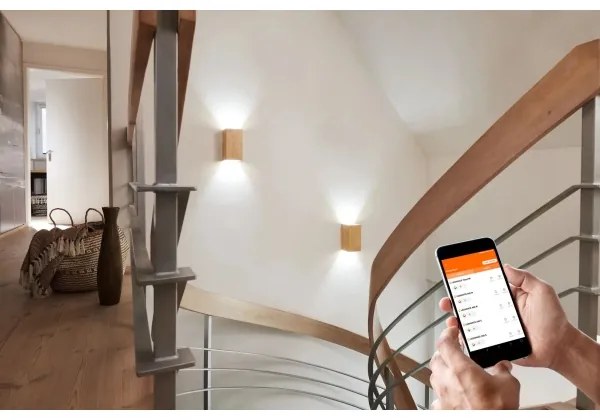 Ledvance - LED Dimmelhető fali lámpa SMART+ WOOD LED/12W/230V Wi-Fi