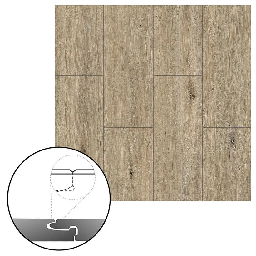 Leziter Kent tölgy Vinyl SPC fózolt padló