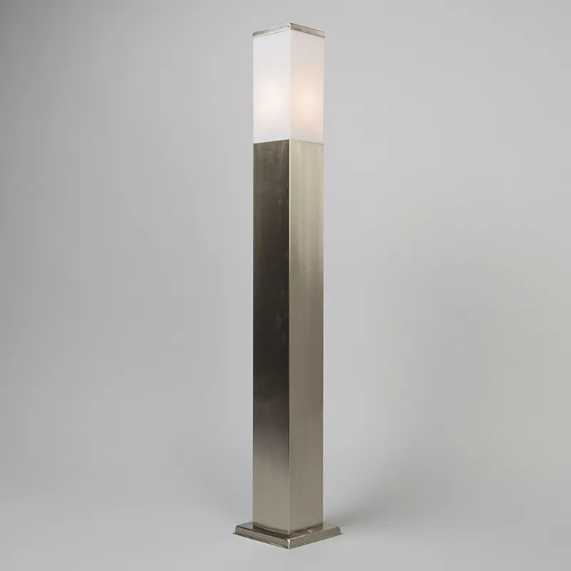 Kültéri lámpa acél 80cm IP44 - Malios földszúróval és kábelbevezetővel