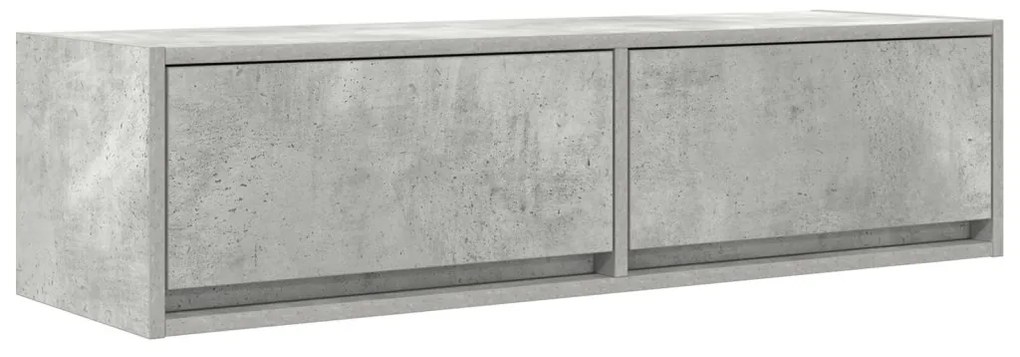 TV szekrény Beton szürke Szerelt fa 100 x 31 x 25.5 cm