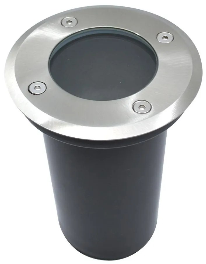 Kültéri behajtó lámpa 1xGU10/35W/230V IP67 matt króm