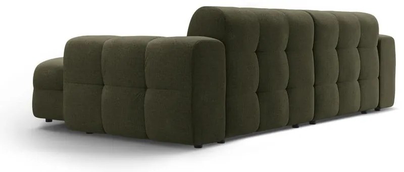 Zöld sarokkanapé (jobb oldali-heverő résszel) Kendal – Micadoni
