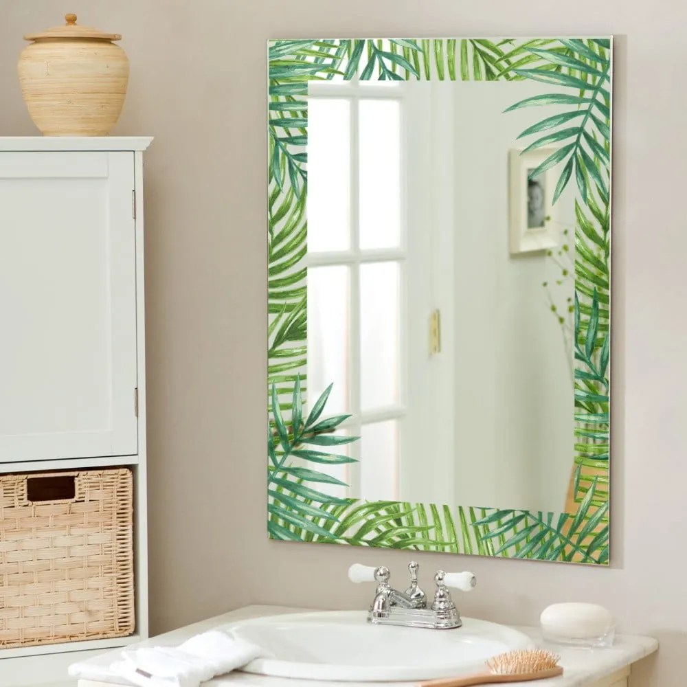 Espejo Decorado Monstera falitükör, 50 x 70 cm - Surdic